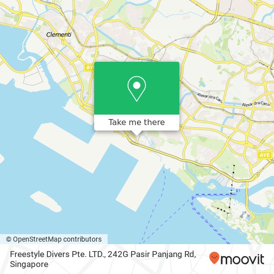 Freestyle Divers Pte. LTD., 242G Pasir Panjang Rd map