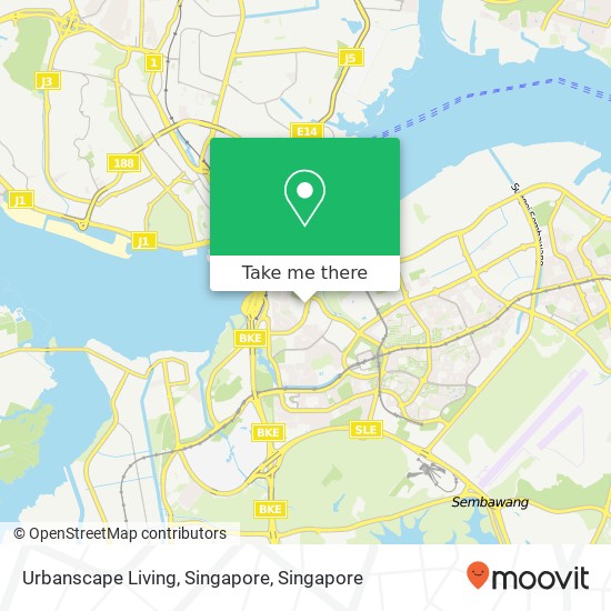 Urbanscape Living, Singapore map