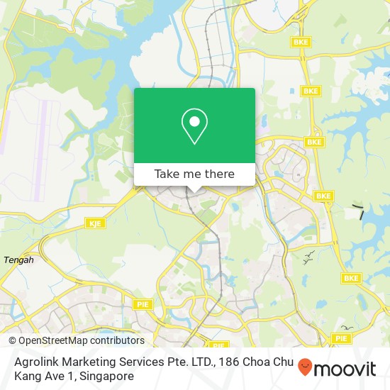 Agrolink Marketing Services Pte. LTD., 186 Choa Chu Kang Ave 1 map