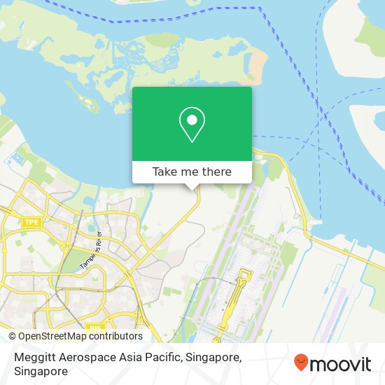 Meggitt Aerospace Asia Pacific, Singapore map