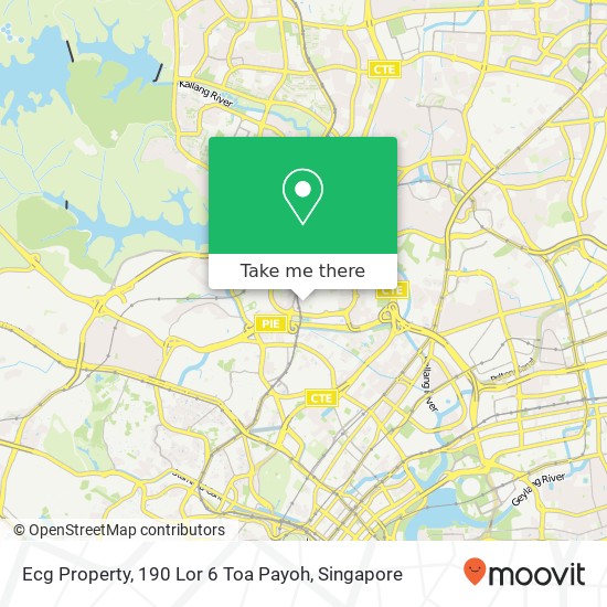 Ecg Property, 190 Lor 6 Toa Payoh map