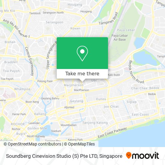Soundberg Cinevision Studio (S) Pte LTD map