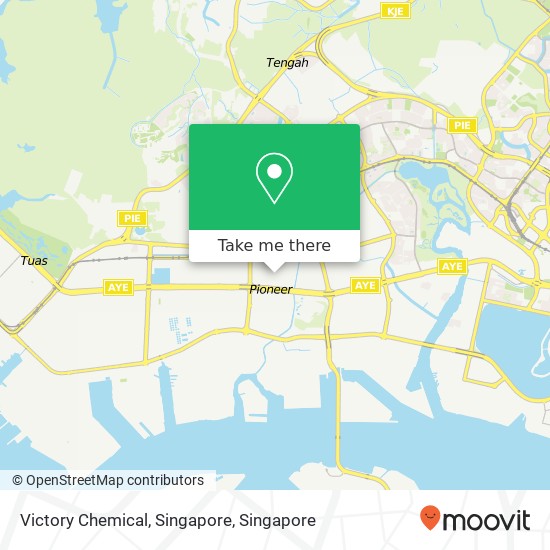 Victory Chemical, Singapore map