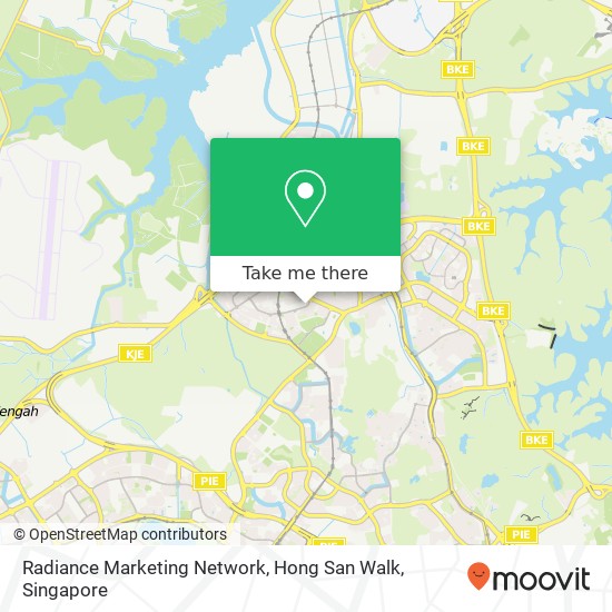 Radiance Marketing Network, Hong San Walk地图
