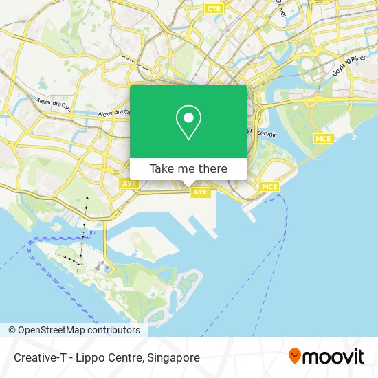 Creative-T - Lippo Centre map