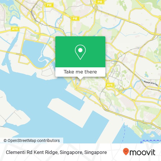 Clementi Rd Kent Ridge, Singapore map