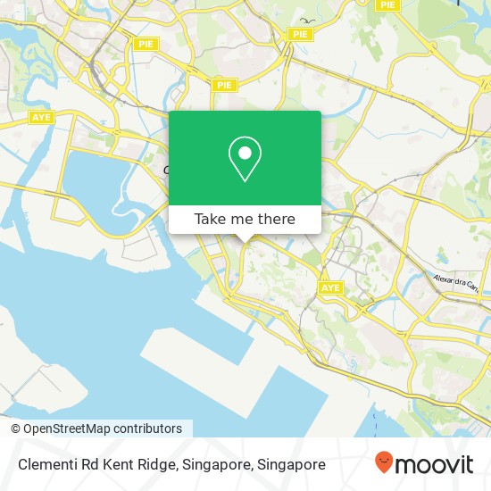 Clementi Rd Kent Ridge, Singapore map