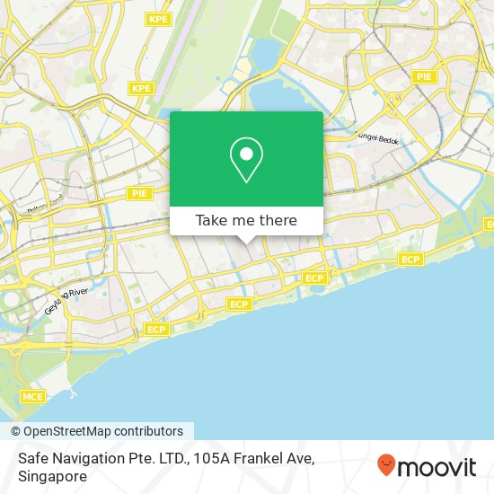 Safe Navigation Pte. LTD., 105A Frankel Ave map