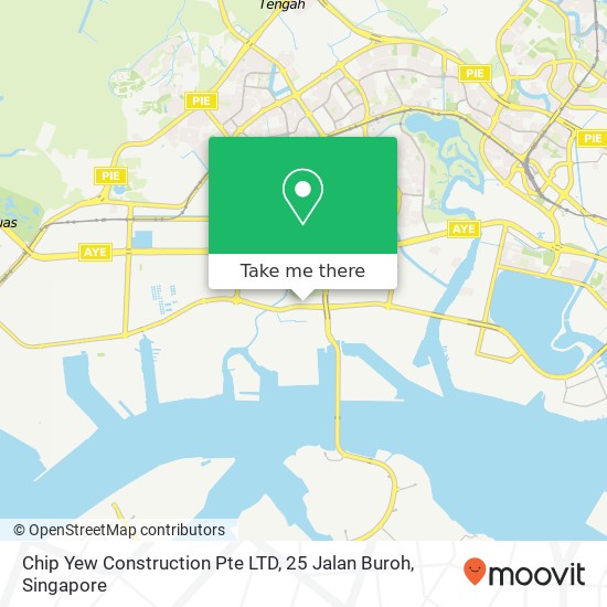 Chip Yew Construction Pte LTD, 25 Jalan Buroh地图