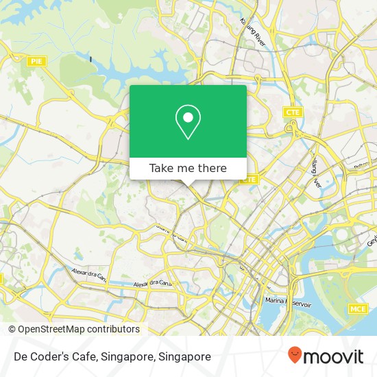 De Coder's Cafe, Singapore map