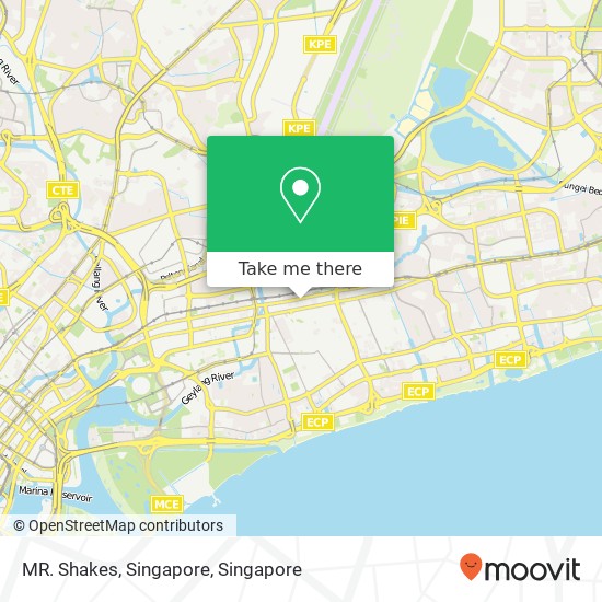 MR. Shakes, Singapore map