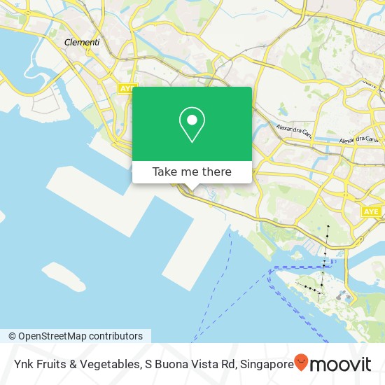 Ynk Fruits & Vegetables, S Buona Vista Rd map