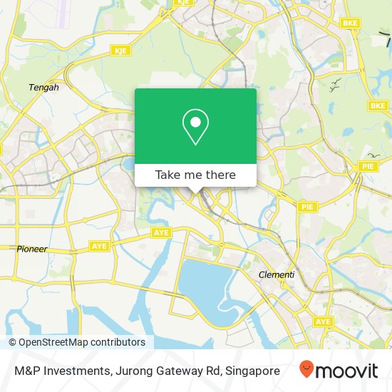 M&P Investments, Jurong Gateway Rd map