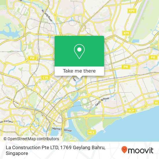 La Construction Pte LTD, 1769 Geylang Bahru map