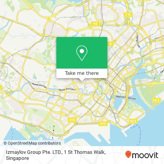 Izmaylov Group Pte. LTD., 1 St Thomas Walk map