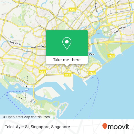 Telok Ayer St, Singapore map