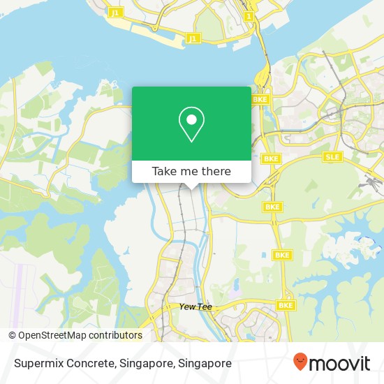 Supermix Concrete, Singapore地图