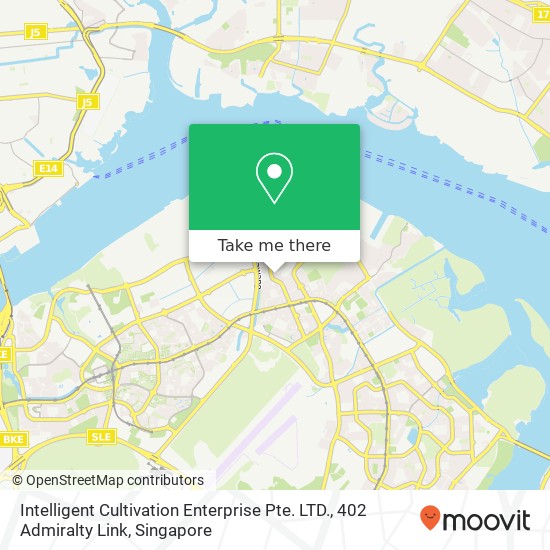 Intelligent Cultivation Enterprise Pte. LTD., 402 Admiralty Link map