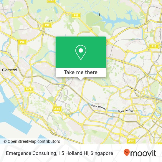 Emergence Consulting, 15 Holland Hl map