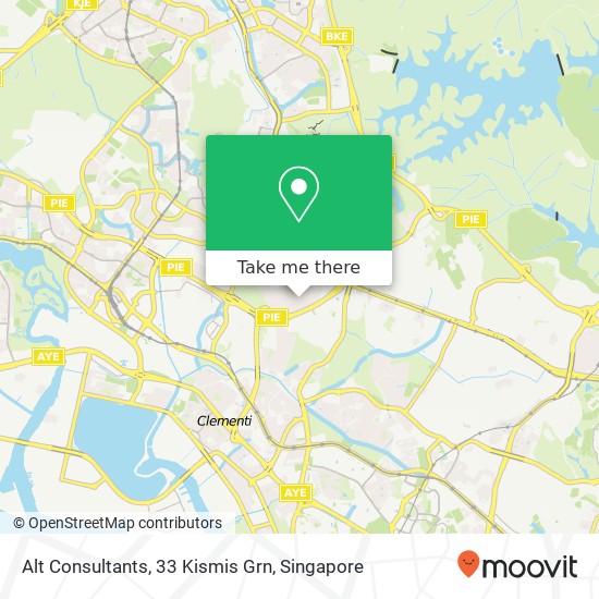 Alt Consultants, 33 Kismis Grn map