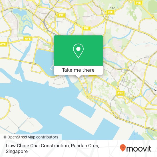 Liaw Chioe Chai Construction, Pandan Cres map