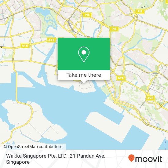 Wakka Singapore Pte. LTD., 21 Pandan Ave地图