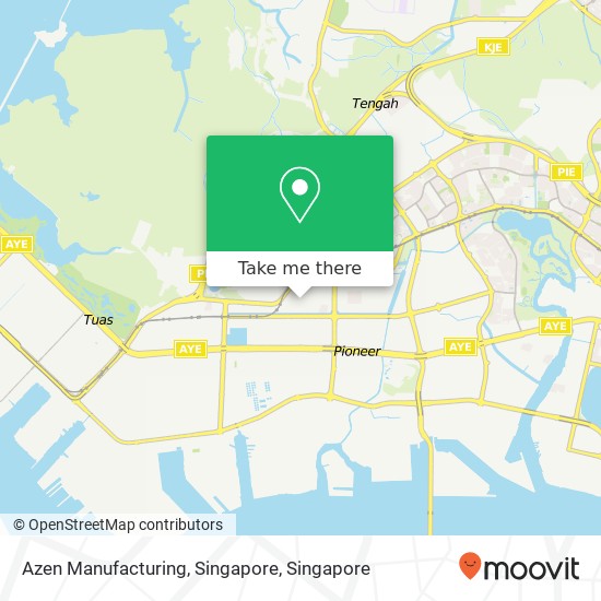 Azen Manufacturing, Singapore地图