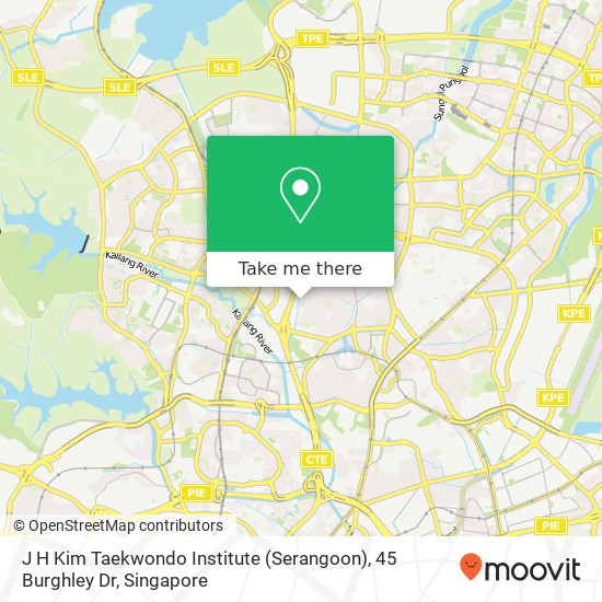 J H Kim Taekwondo Institute (Serangoon), 45 Burghley Dr map