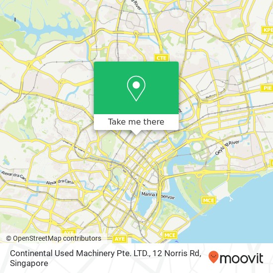 Continental Used Machinery Pte. LTD., 12 Norris Rd map