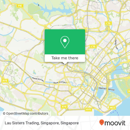 Lau Sisters Trading, Singapore map