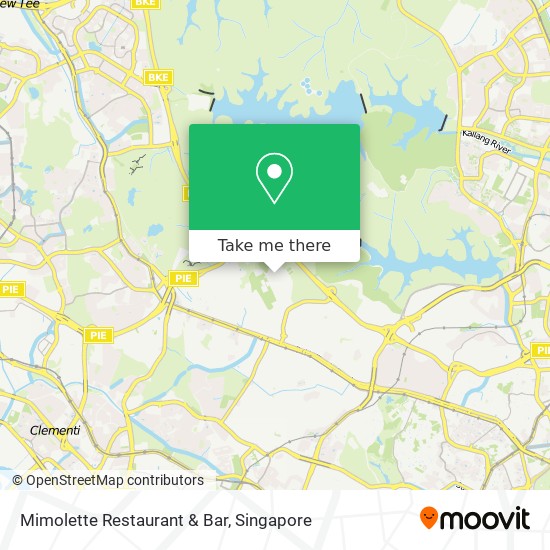 Mimolette Restaurant & Bar map