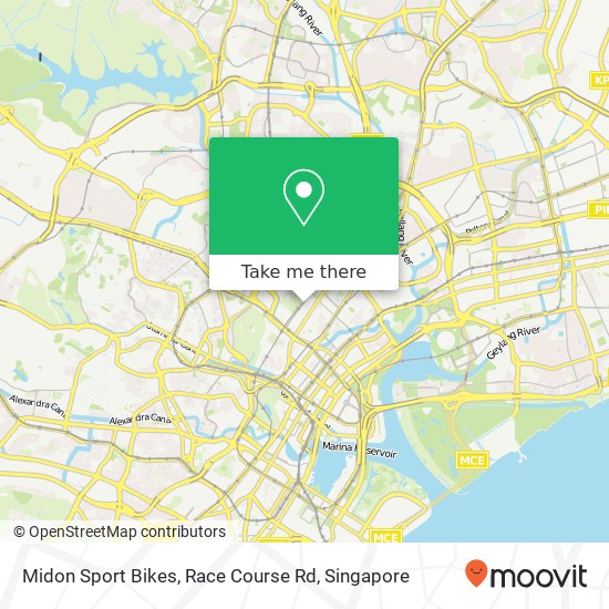 Midon Sport Bikes, Race Course Rd map