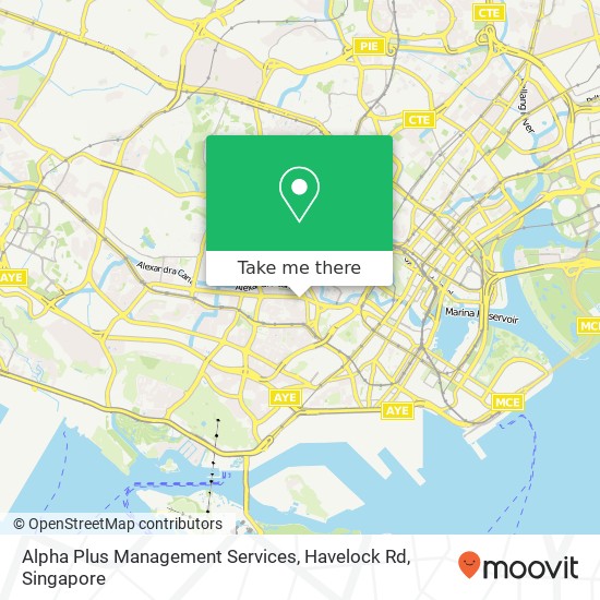 Alpha Plus Management Services, Havelock Rd map