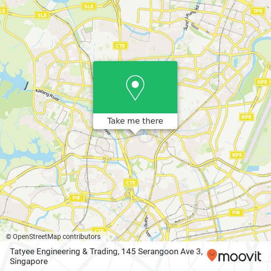 Tatyee Engineering & Trading, 145 Serangoon Ave 3地图