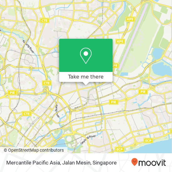 Mercantile Pacific Asia, Jalan Mesin map