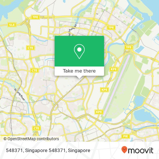 548371, Singapore 548371 map