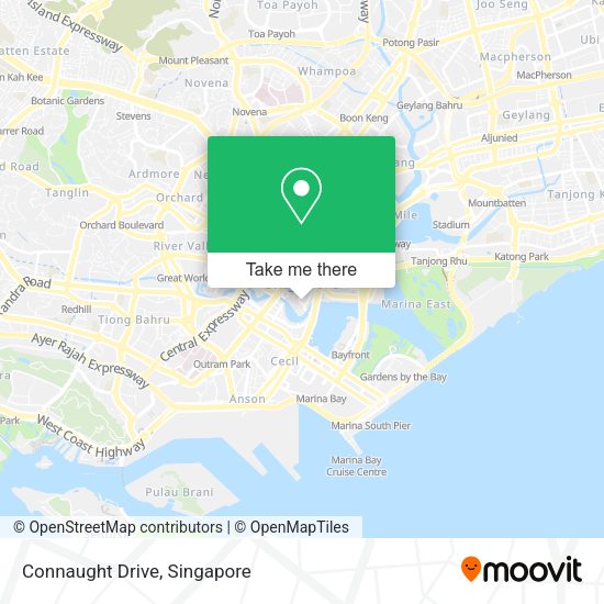 Connaught Drive map