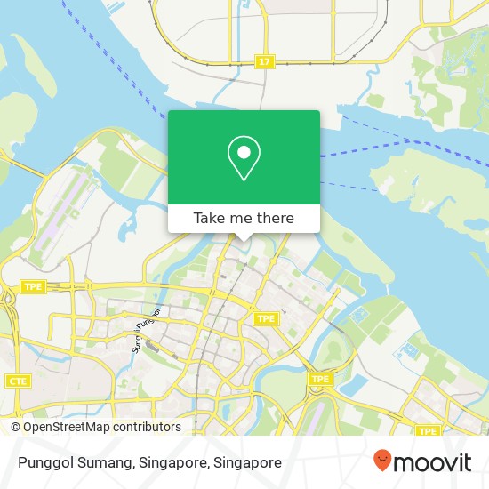 Punggol Sumang, Singapore map