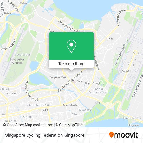 Singapore Cycling Federation map