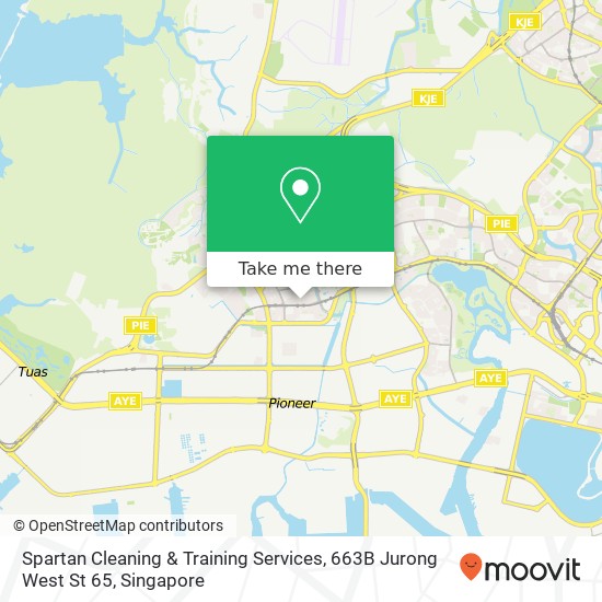 Spartan Cleaning & Training Services, 663B Jurong West St 65地图