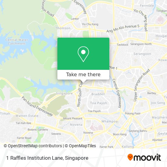 1 Raffles Institution Lane地图