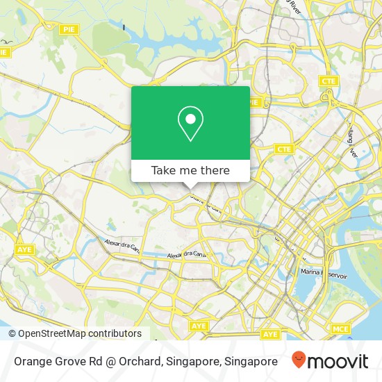 Orange Grove Rd @ Orchard, Singapore地图