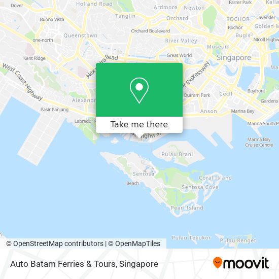 Auto Batam Ferries & Tours map