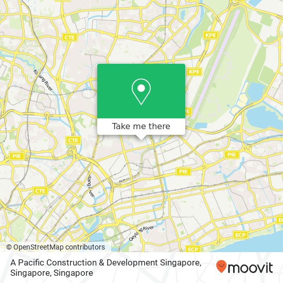 A Pacific Construction & Development Singapore, Singapore map