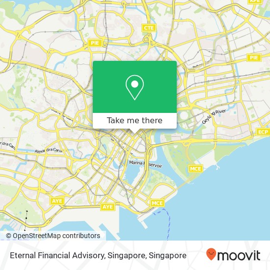 Eternal Financial Advisory, Singapore map