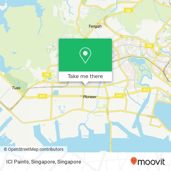 ICI Paints, Singapore map