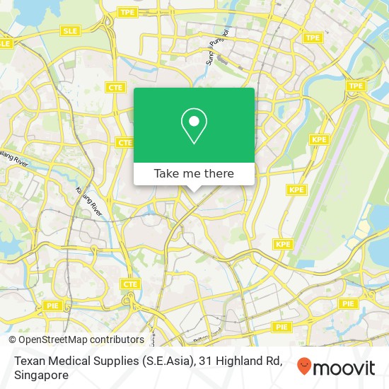 Texan Medical Supplies (S.E.Asia), 31 Highland Rd地图