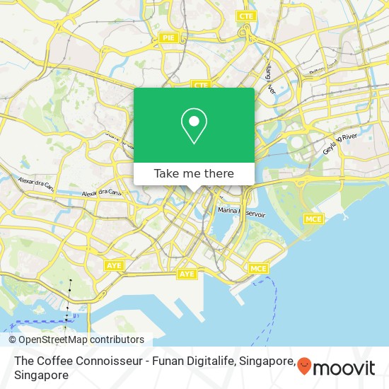 The Coffee Connoisseur - Funan Digitalife, Singapore地图