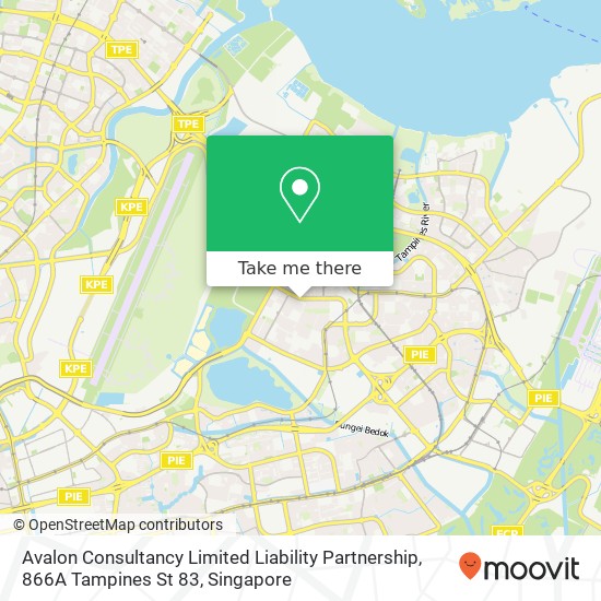 Avalon Consultancy Limited Liability Partnership, 866A Tampines St 83 map