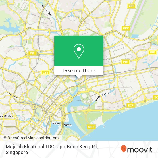 Majulah Electrical TDG, Upp Boon Keng Rd map